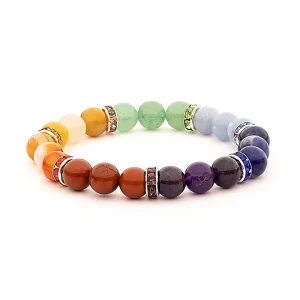 7-Chakren-Armband Glitzer
